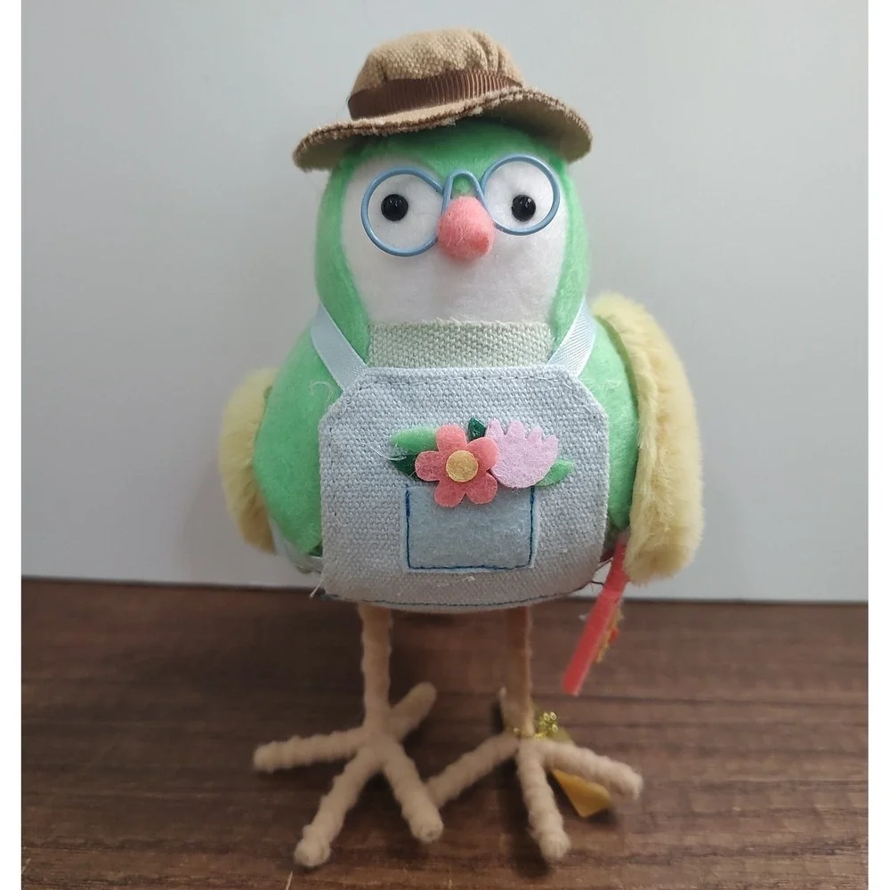 Target Spritz Easter Spring Bloom 2023 Fabric Bird Figurine Gardener KALE A1